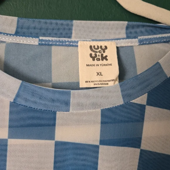 Lucy & Yak Sheer Shirt  Xl - Picture 2 of 2